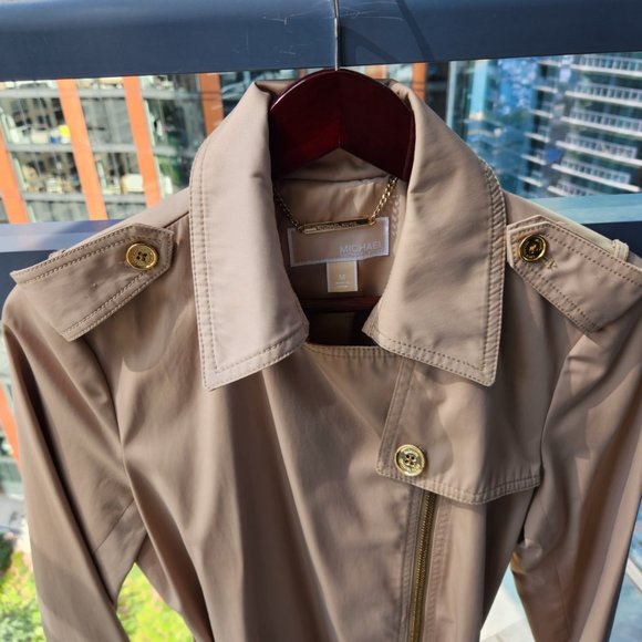 Michael Kors short trench coat - Picture 1 of 8